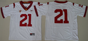 USC Trojans white jersey