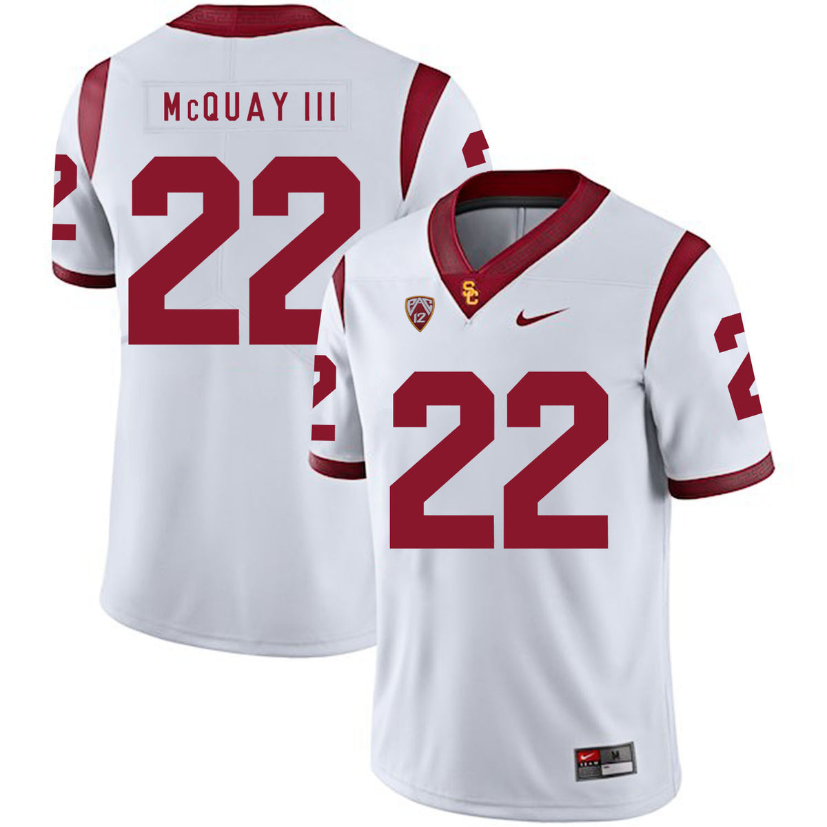 Leon McQuay III USC Trojans white jersey
