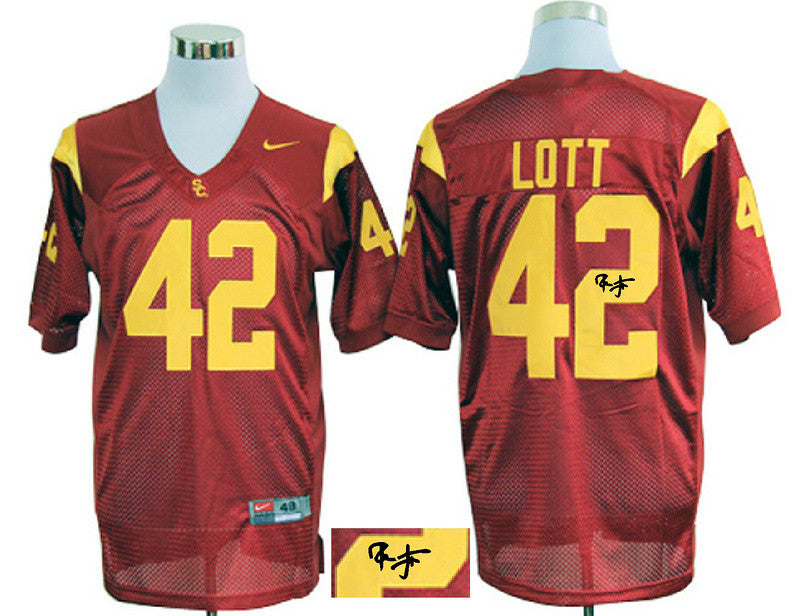 Lott USC Trojans red jersey