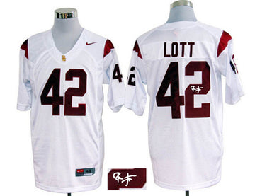Lott USC Trojans white jersey