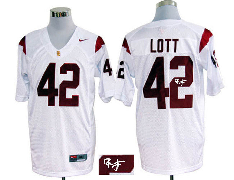 Lott USC Trojans white jersey