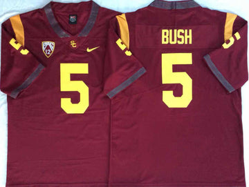 Reggie Bush USC Trojans red jersey