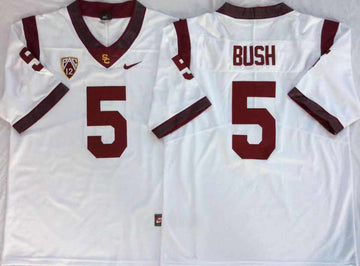 Reggie Bush USC Trojans white jersey