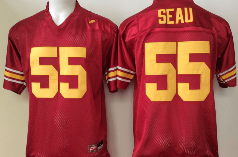 Junior Seau USC Trojans red jersey