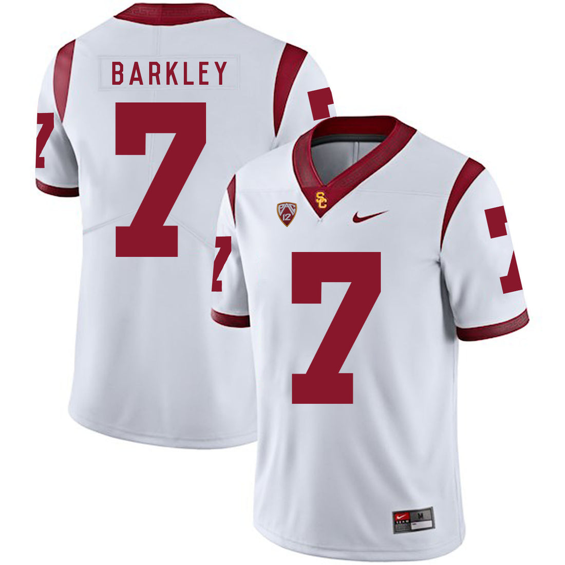 Matt Barkley USC Trojans white jersey