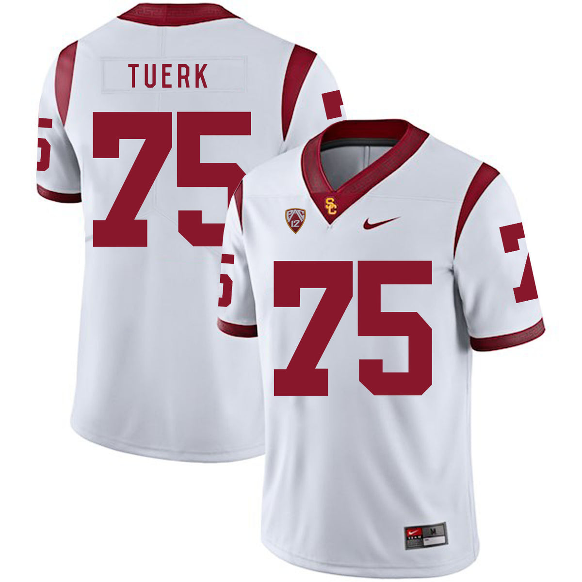 Max Tuerk USC Trojans white jersey