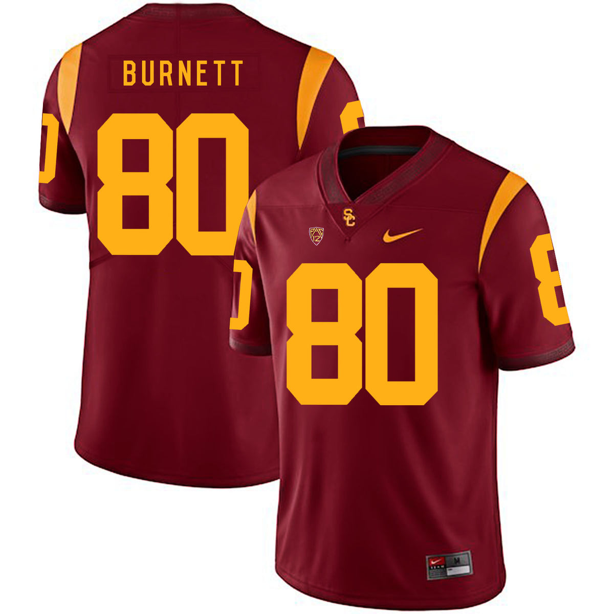 Deontay Burnett USC Trojans red jersey