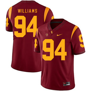 Leonard Williams USC Trojans red jersey