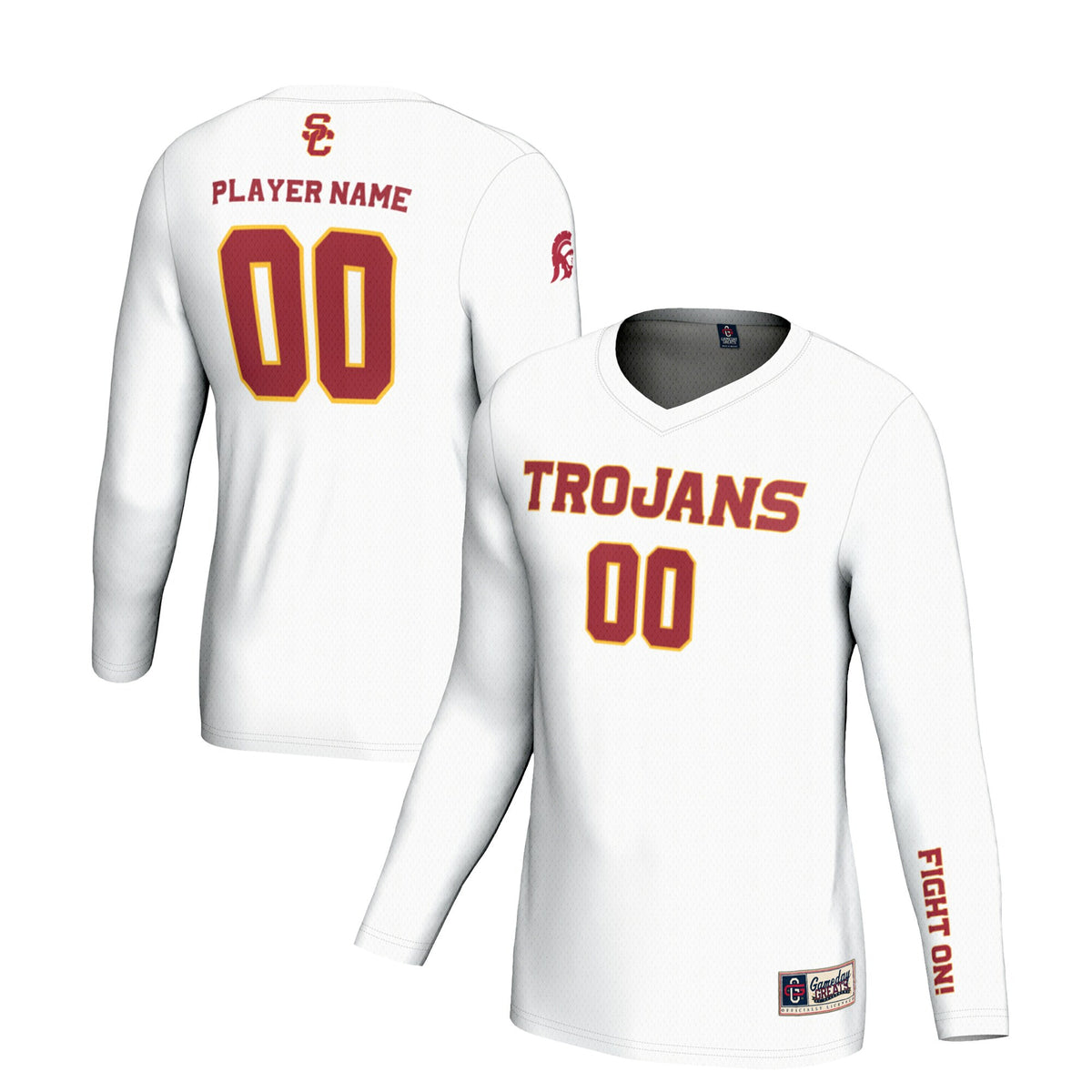 Volleyball USC Trojans white jersey