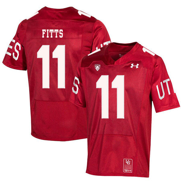 Kylie Fitts Utah Utes red jersey