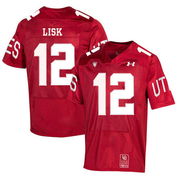 Drew Lisk Utah Utes red jersey