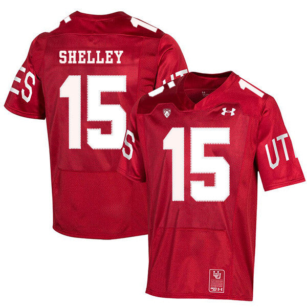 Jason Shelley Utah Utes red jersey