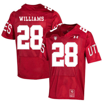 Joe Williams Utah Utes red jersey