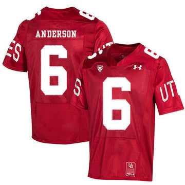 Dres Anderson Utah Utes red jersey