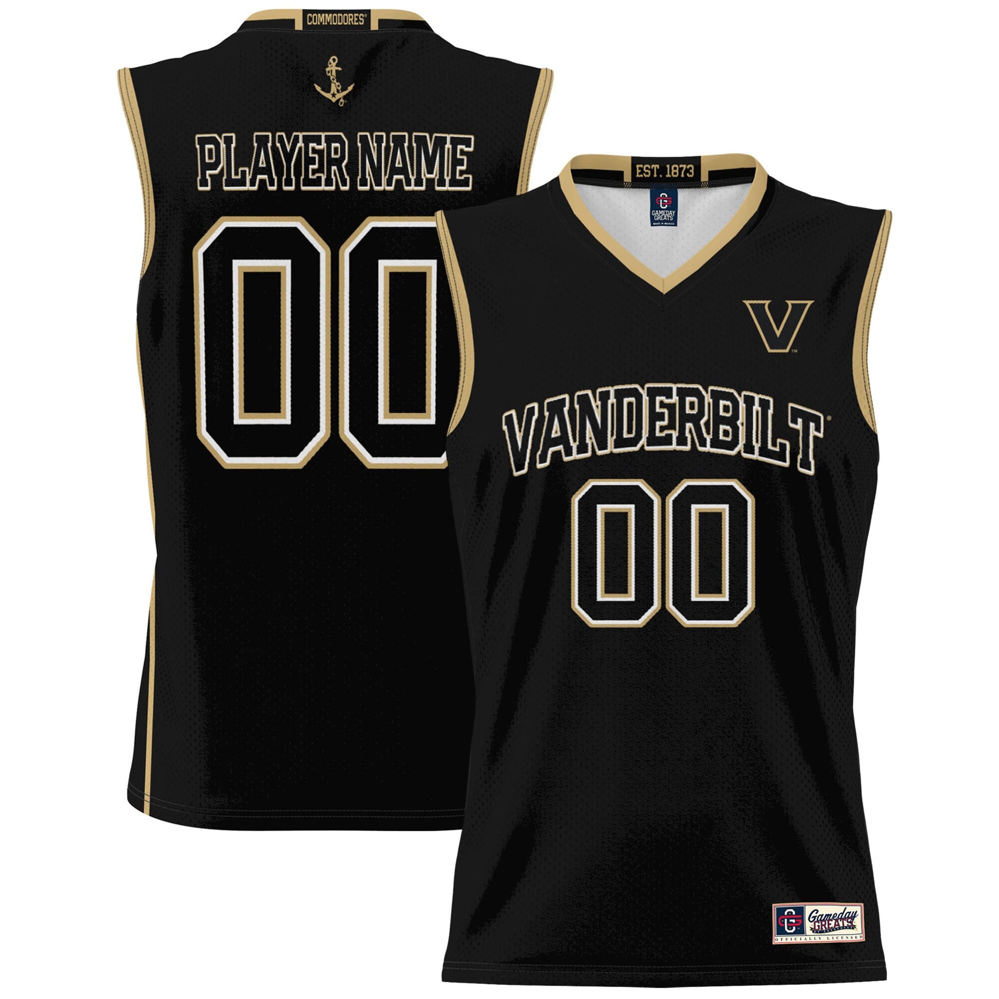Vanderbilt Commodores black jersey