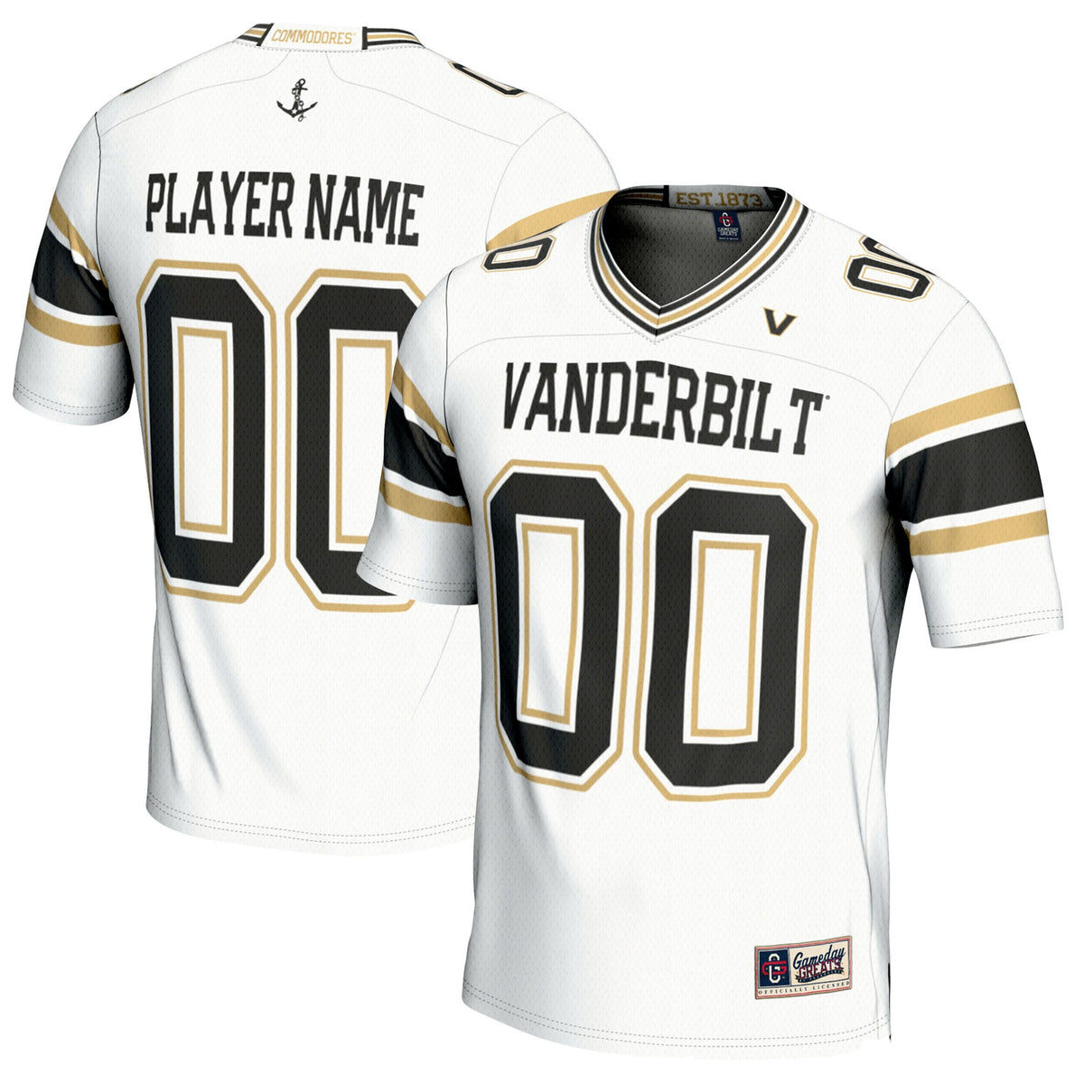 Vanderbilt Commodores white jersey