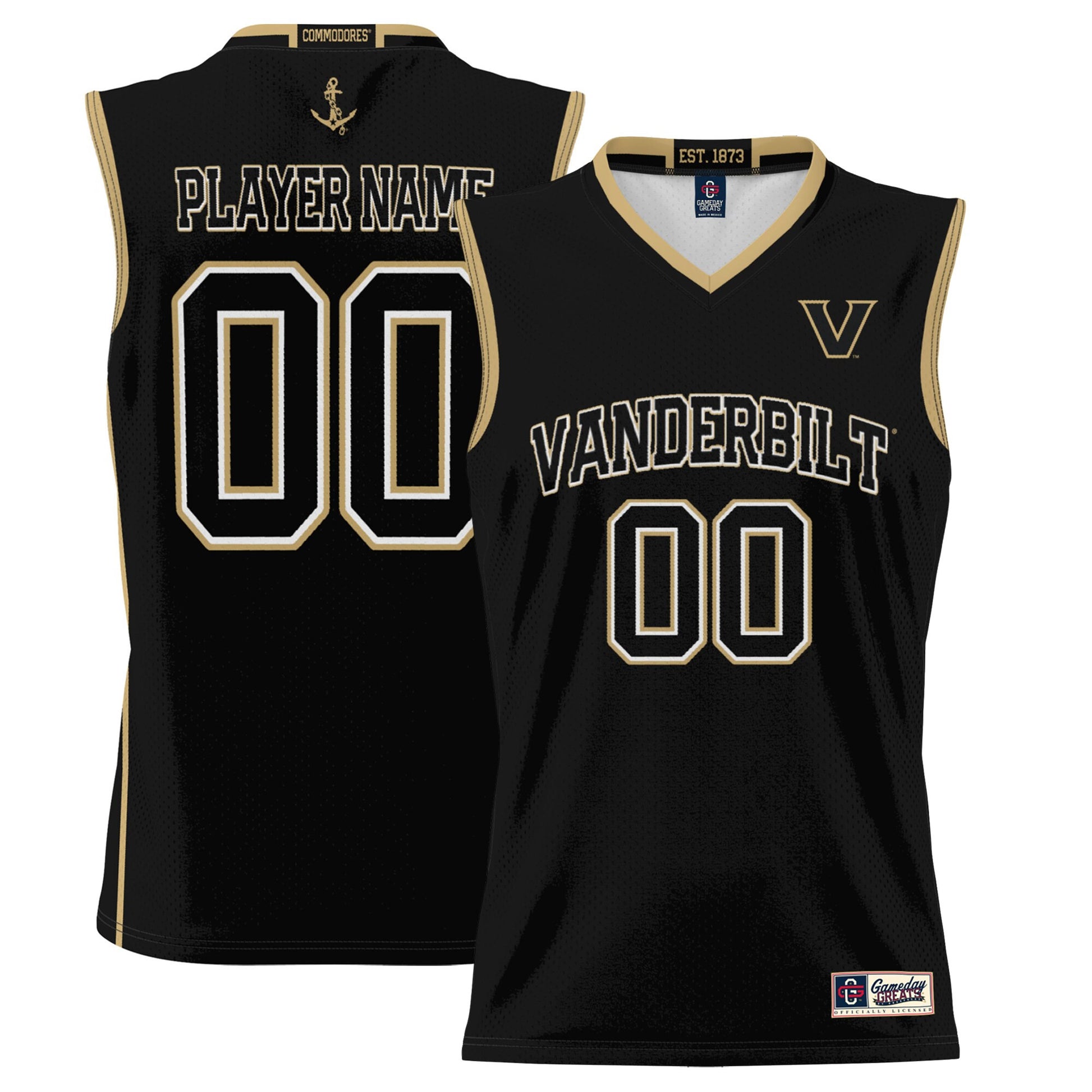 Vanderbilt Commodores black jersey