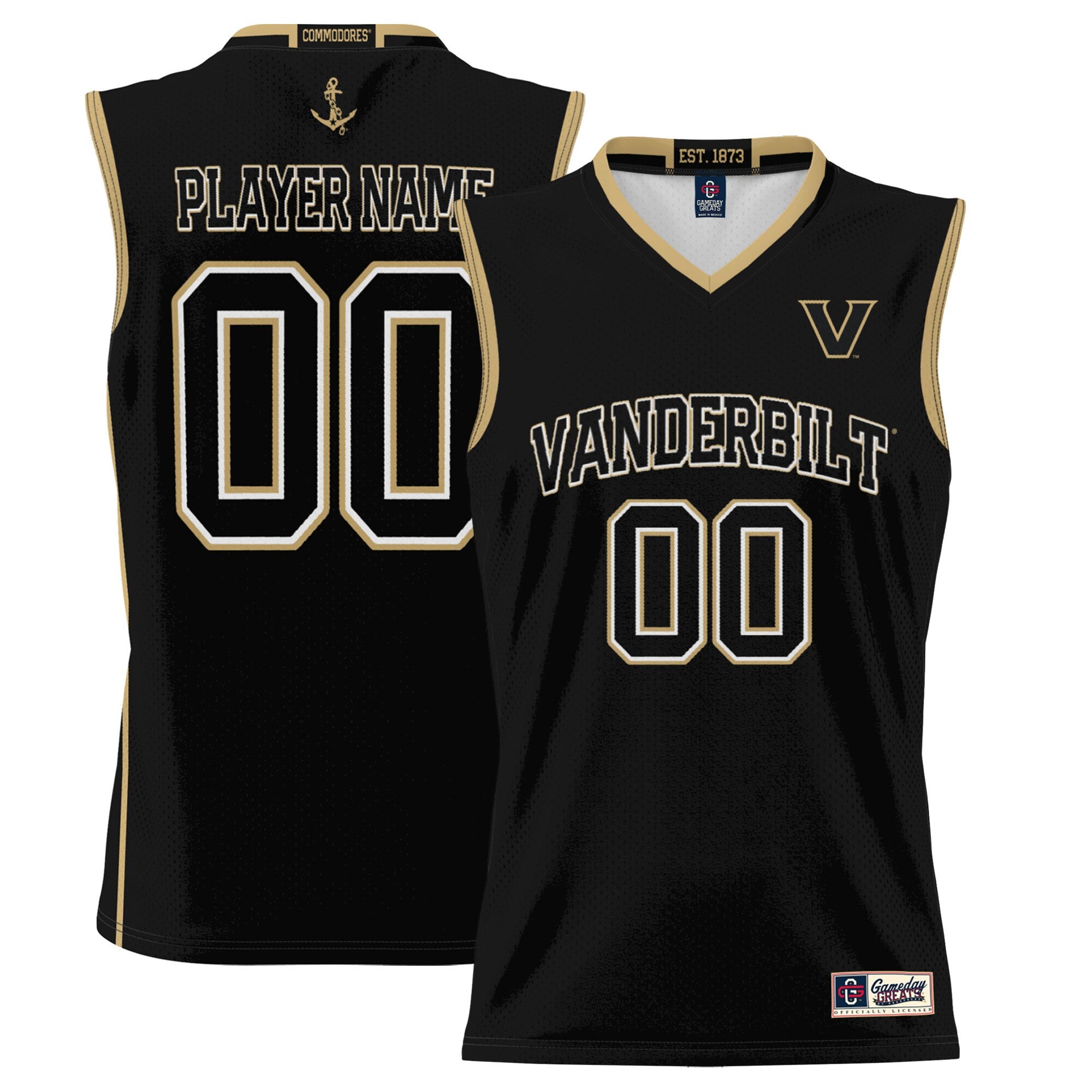 Vanderbilt Commodores black jersey