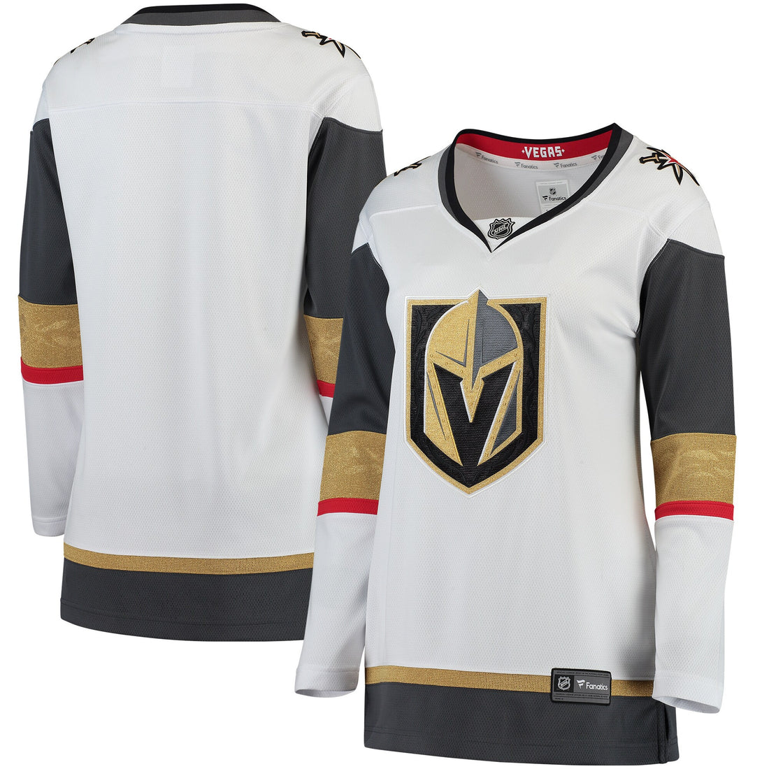 Vegas Golden Knights white Away jersey