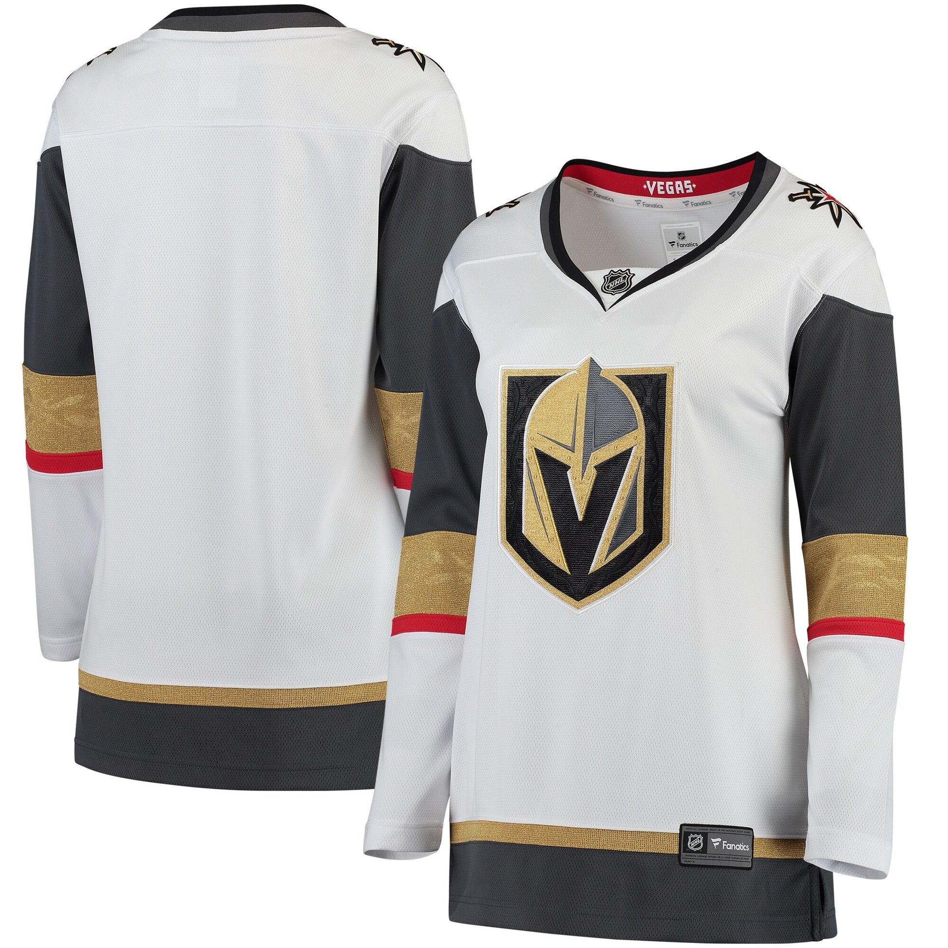 Vegas Golden Knights white Away jersey