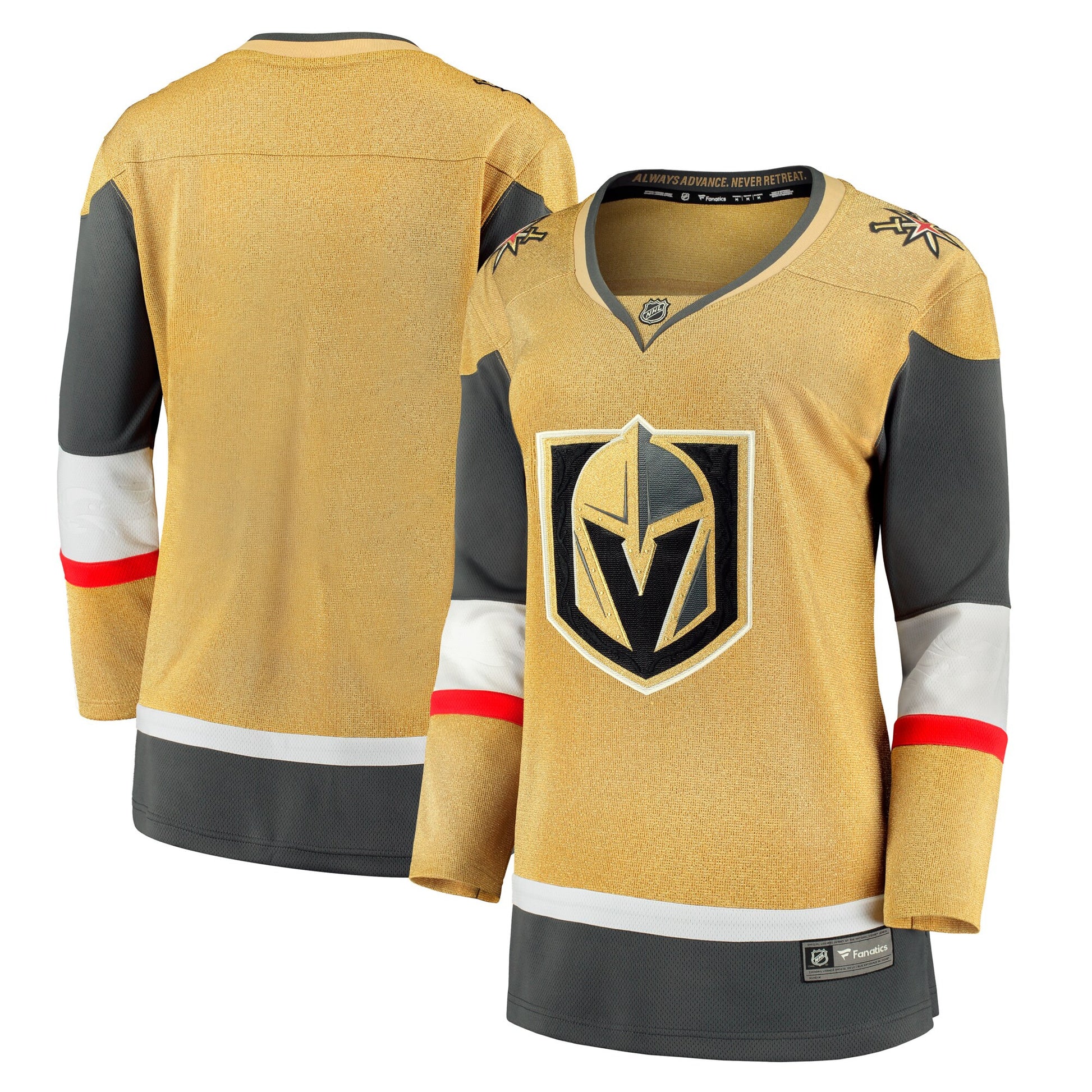 Vegas Golden Knights gold Home jersey