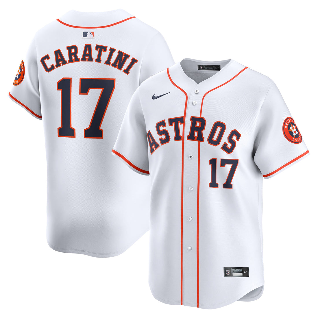 Victor Caratini Houston Astros white Limited jersey