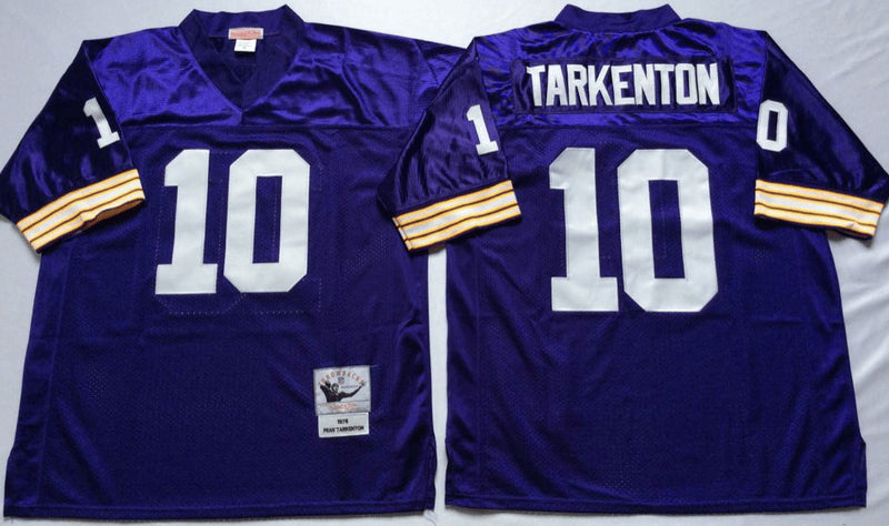Fran Tarkenton Minnesota Vikings purple Throwback jersey
