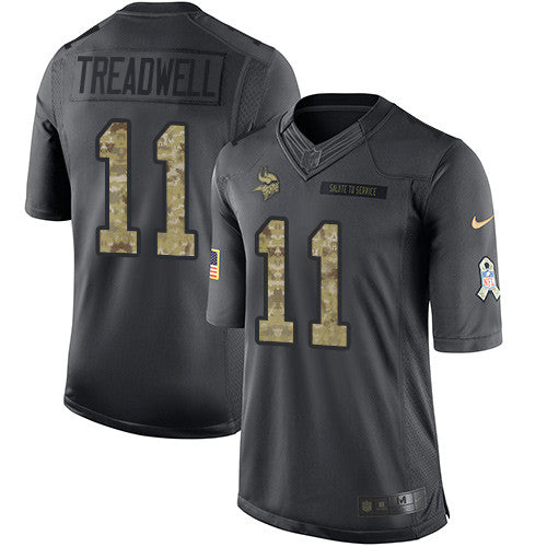 Laquon Treadwell Minnesota Vikings black Salute To Service jersey