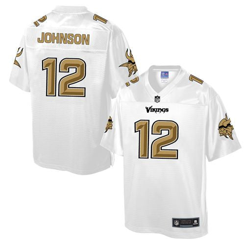 Charles Johnson Minnesota Vikings white Pro Line jersey