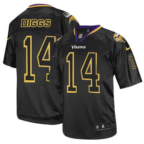 Stefon Diggs Minnesota Vikings black Elite jersey