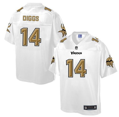 Stefon Diggs Minnesota Vikings white Pro Line jersey
