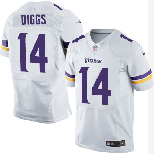 Stefon Diggs Minnesota Vikings white Elite jersey