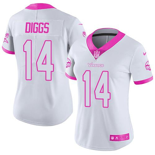 Stefon Diggs Minnesota Vikings white Limited jersey