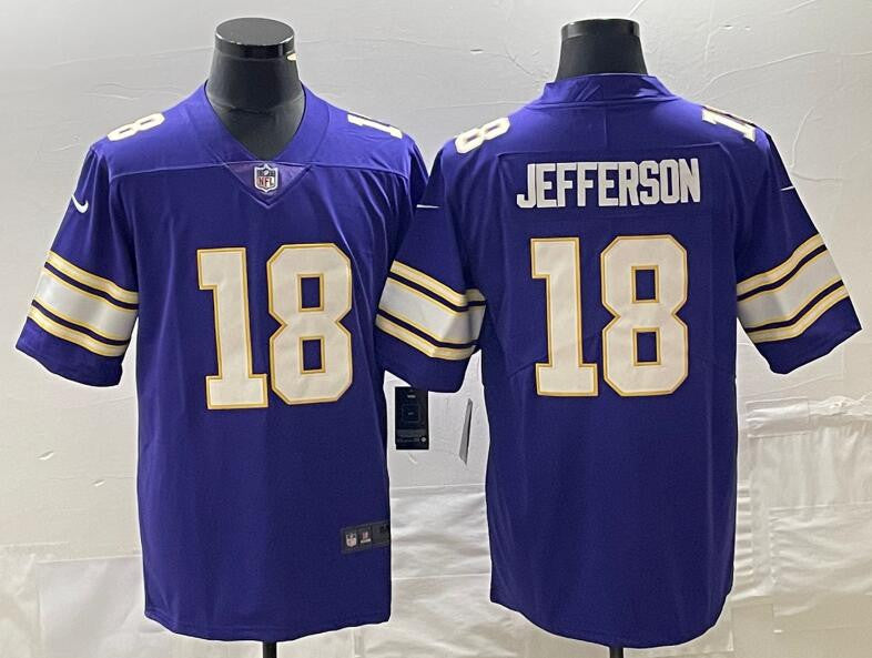 Justin Jefferson Minnesota Vikings purple Limited jersey