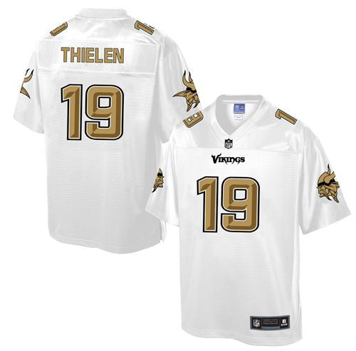 Adam Thielen Minnesota Vikings white Pro Line jersey