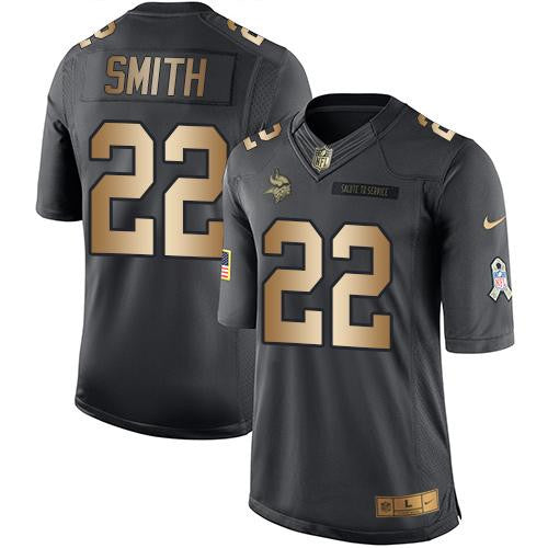 Harrison Smith Minnesota Vikings black Salute To Service jersey