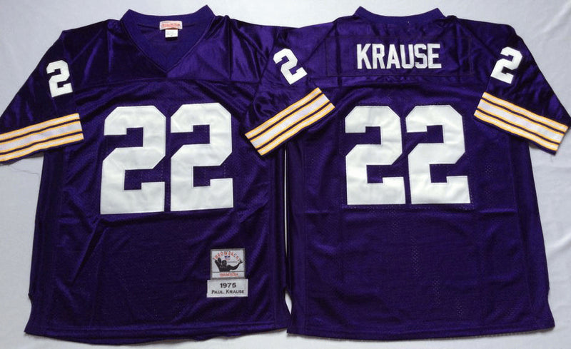 Paul Krause Minnesota Vikings purple Throwback jersey