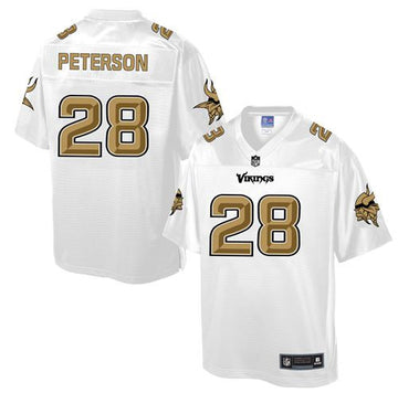 Adrian Peterson Minnesota Vikings white Pro Line jersey
