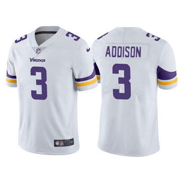 Jordan Addison Minnesota Vikings white Vapor jersey