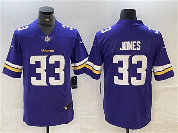 Aaron Jones Minnesota Vikings purple Vapor jersey