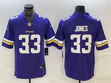 Aaron Jones Minnesota Vikings purple Vapor jersey
