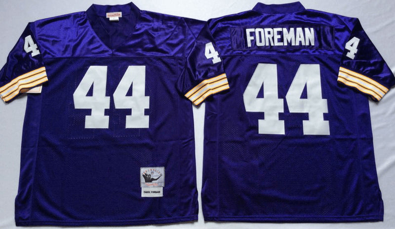 Chuck Foreman Minnesota Vikings purple Throwback jersey