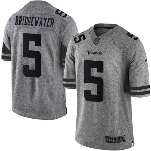 Teddy Bridgewater Minnesota Vikings gray Limited jersey