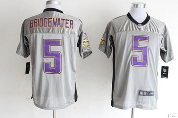 Teddy Bridgewater Minnesota Vikings grey Elite jersey