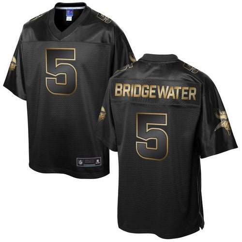 Teddy Bridgewater Minnesota Vikings black Pro Line jersey