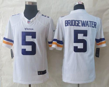 Teddy Bridgewater Minnesota Vikings white Limited jersey
