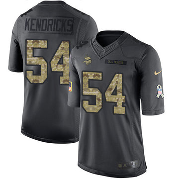 Eric Kendricks Minnesota Vikings black Salute To Service jersey