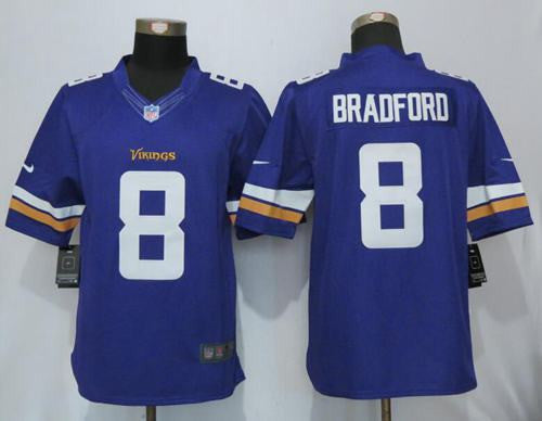 Sam Bradford Minnesota Vikings purple Limited jersey