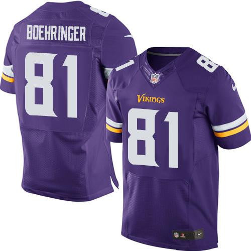 Moritz Boehringer Minnesota Vikings purple Elite jersey