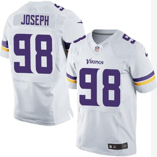 Linval Joseph Minnesota Vikings white Elite jersey